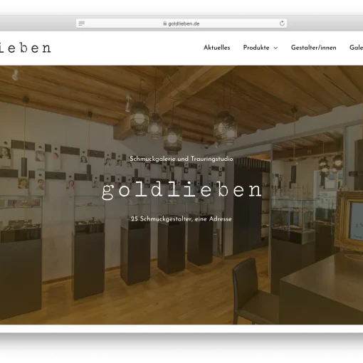 Goldlieben.de Homepage Screenshot