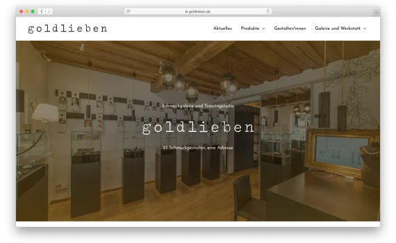 Goldlieben.de Homepage Screenshot