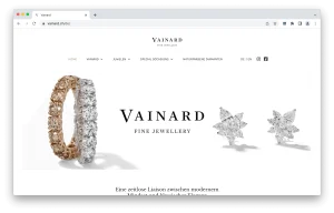 Vainard.ch Homepage Screenshot